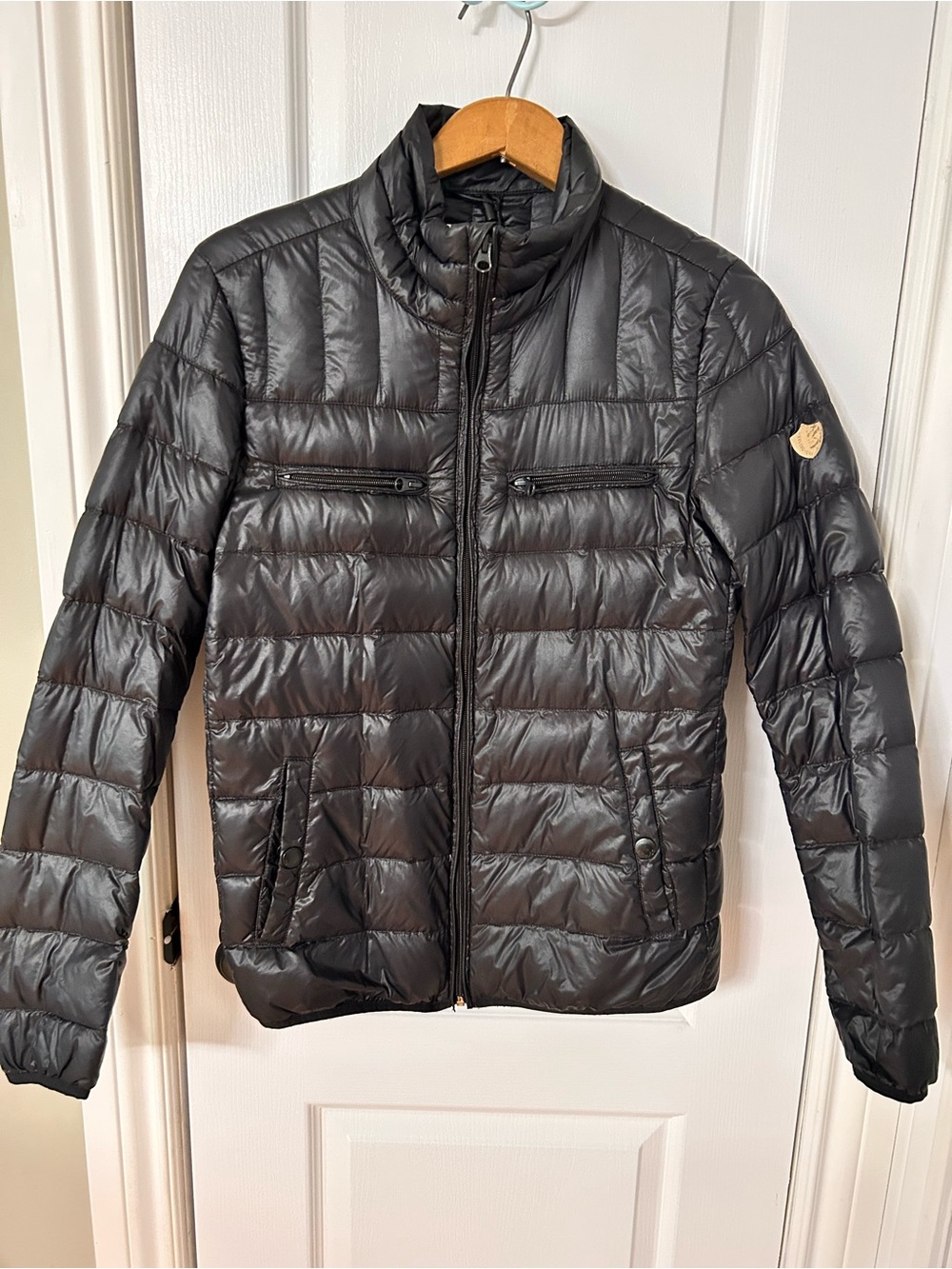 Diesel Black Lightweight Quilted Puffer Jacket